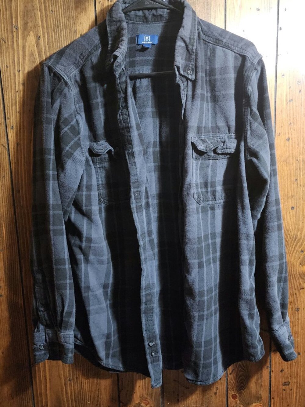 Eddie Bauer Men's Plaid Button Down Shirt – Size Large